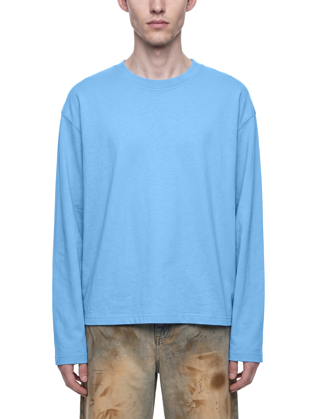 KHARKU LIFE | RISENRETRO | Unisex Vintage Wash Long Sleeve Boxy T-Shirt