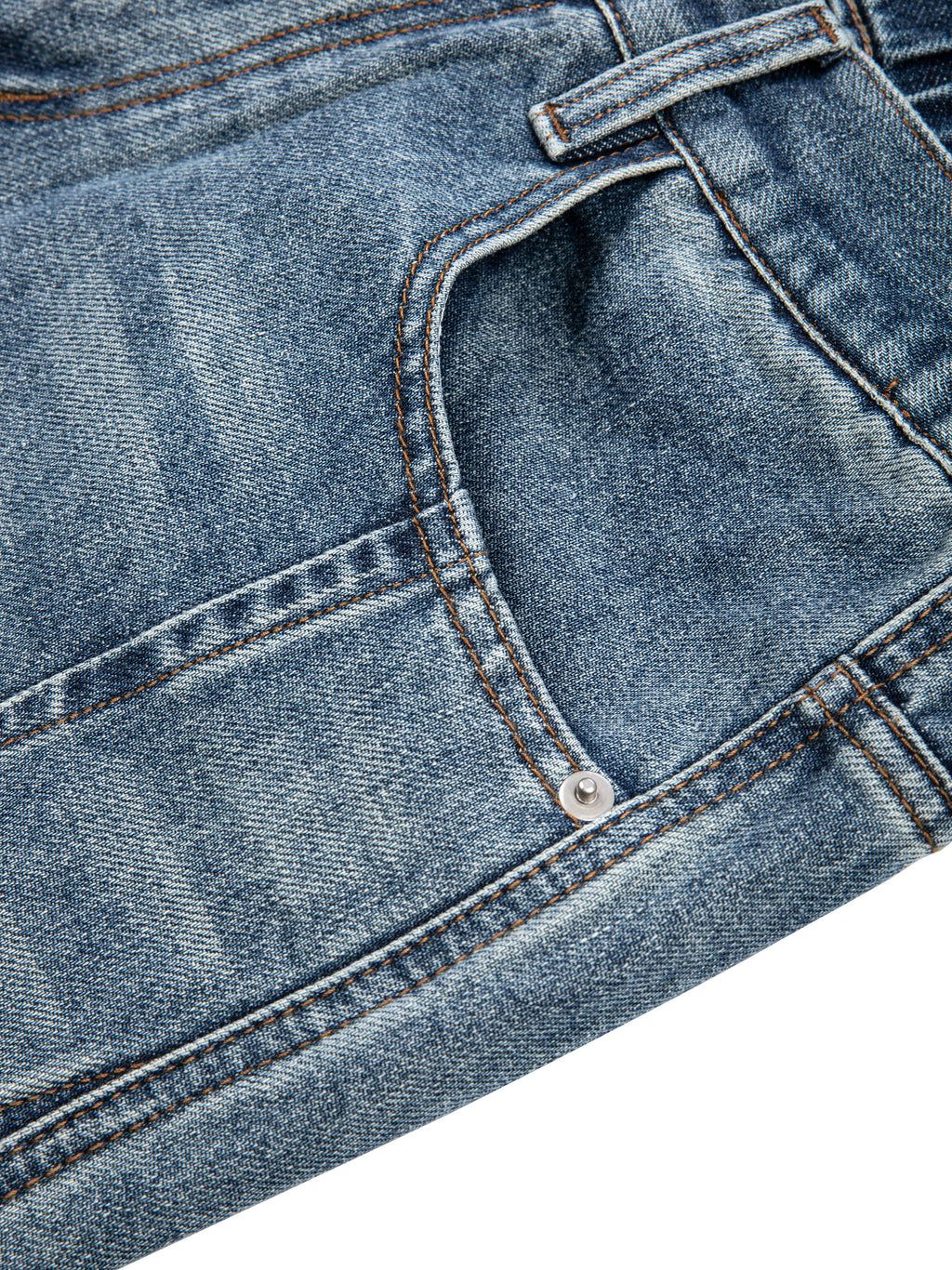 RISENRETRO | Unisex Vintage Wash Barrel Leg Denim Jeans