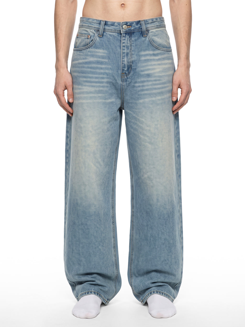 RisenRetro | Men’s Vintage Wash Denim Jeans