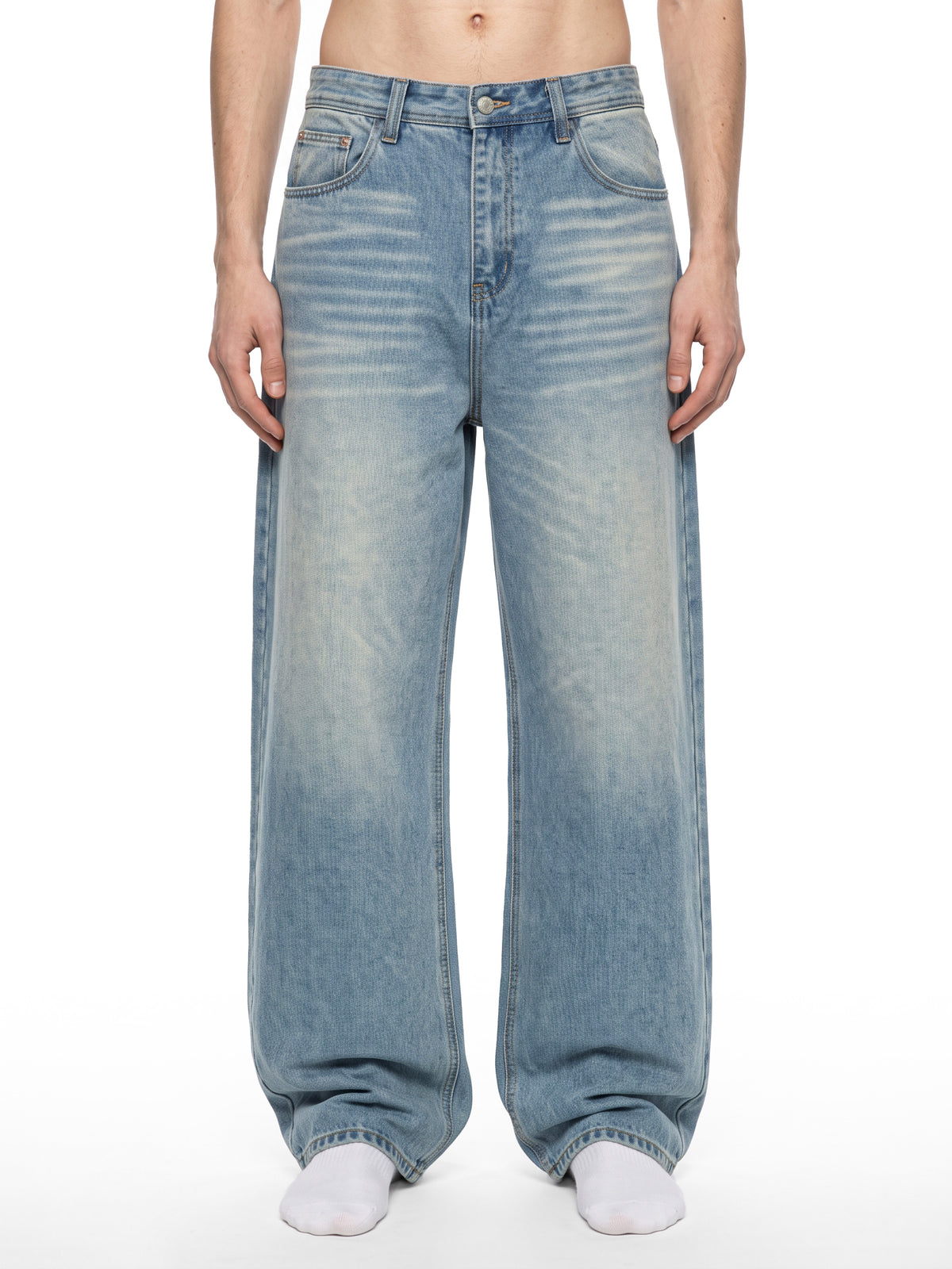 RisenRetro | Men’s Vintage Wash Denim Jeans