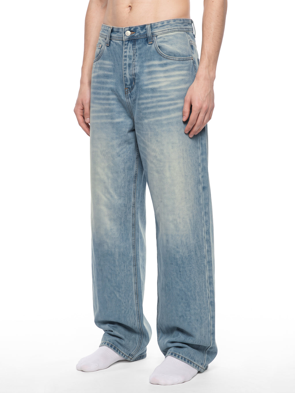 RisenRetro | Men’s Vintage Wash Denim Jeans