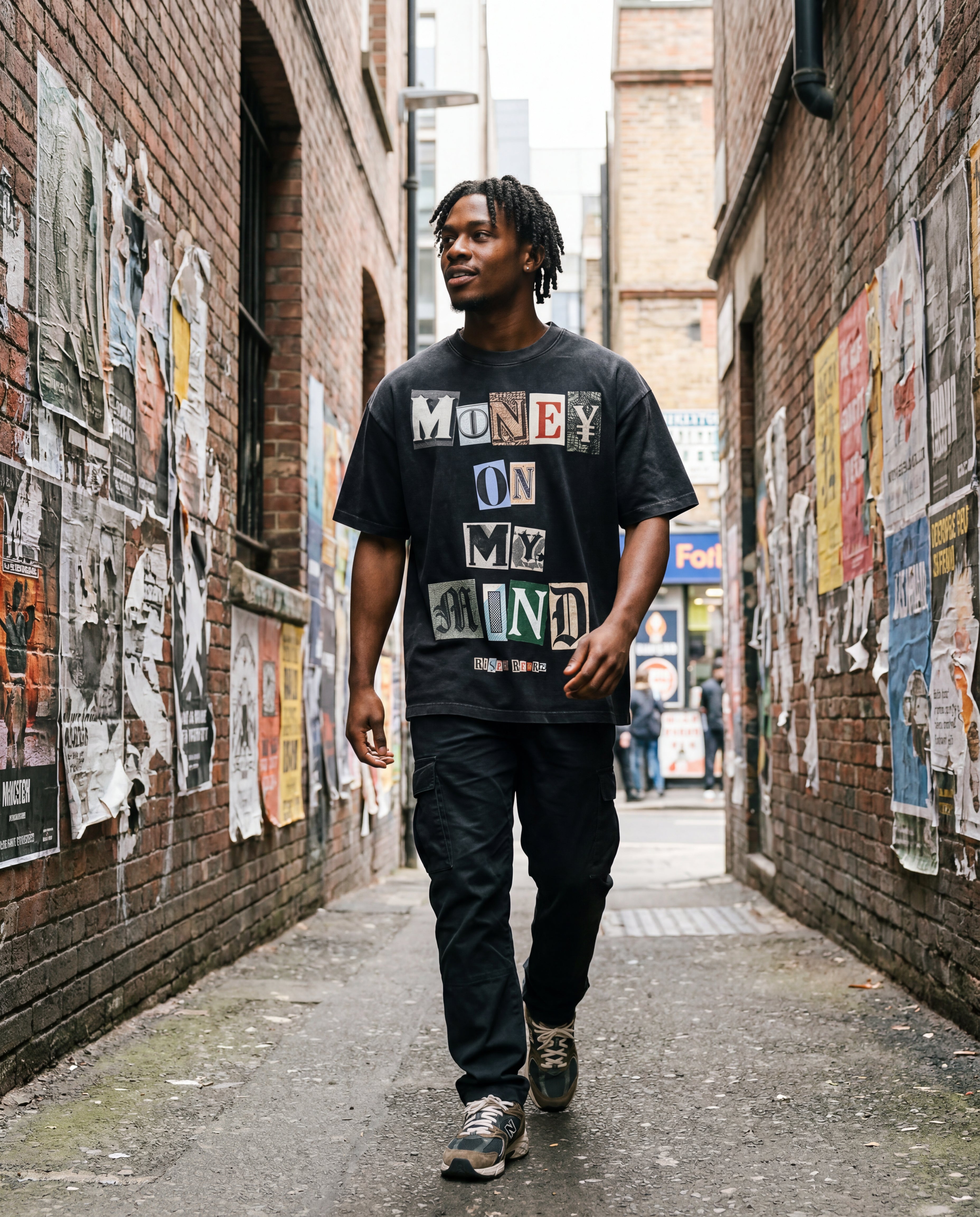 Money on My Mind X RisenRetro Sunfade Edge Gradient T-Shirt