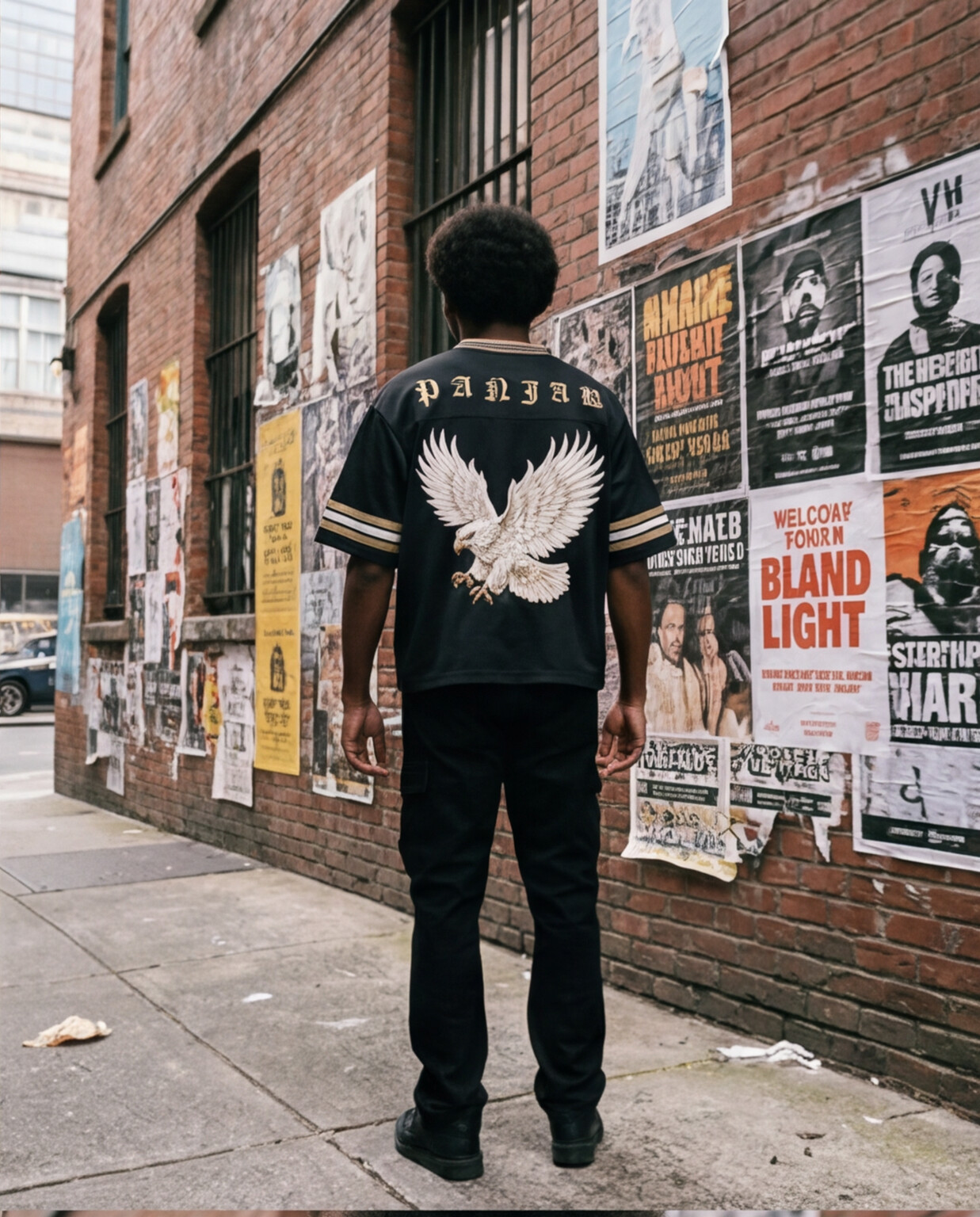 EAGLE x RisenRetro Unisex Boxy Striped Soccer Jersey