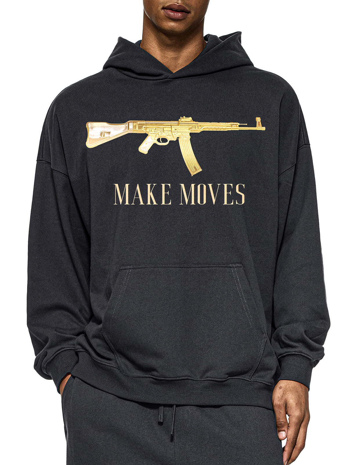 Make Moves | Essential Heavyweight Hoodie | RisenRetro