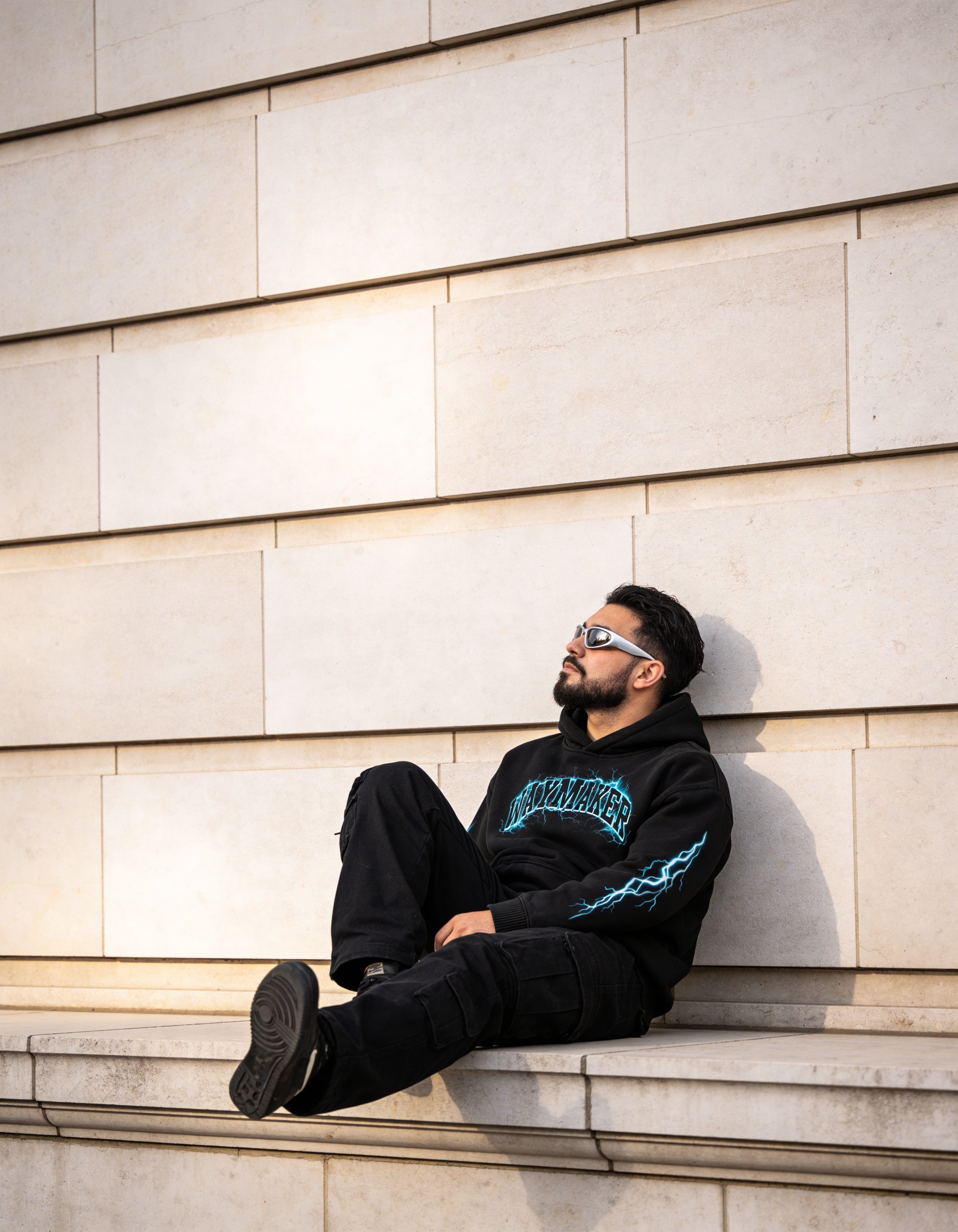 Sweat à capuche oversize en polaire WayMaker