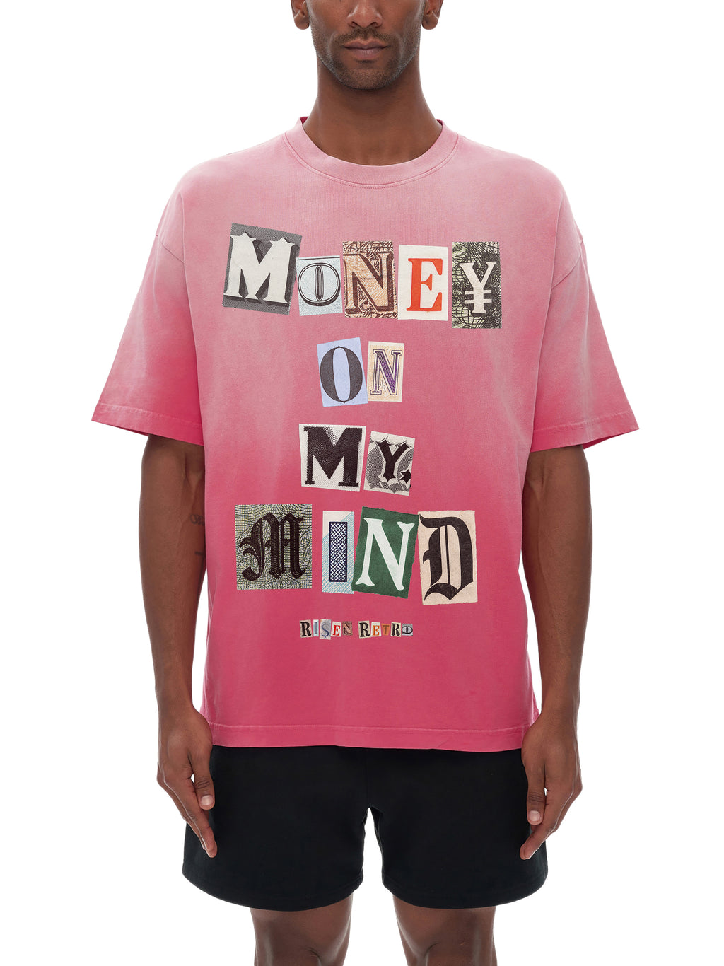 Money on My Mind X RisenRetro Sunfade Edge Gradient T-Shirt