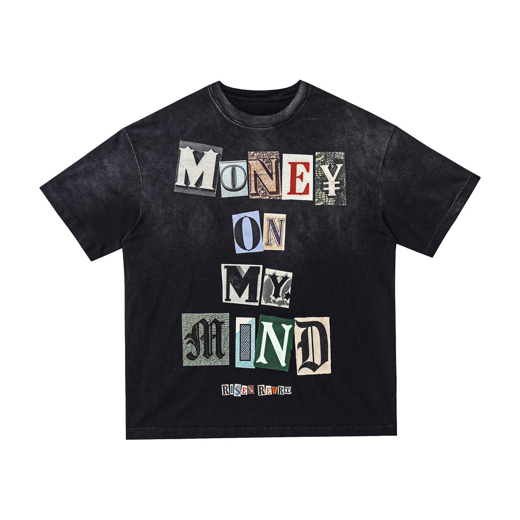 Money on My Mind X RisenRetro Sunfade Edge Gradient T-Shirt