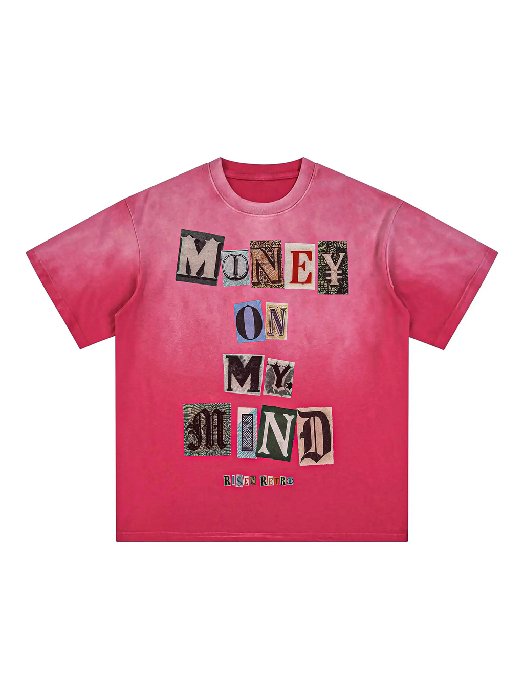 Money on My Mind X RisenRetro Sunfade Edge Gradient T-Shirt