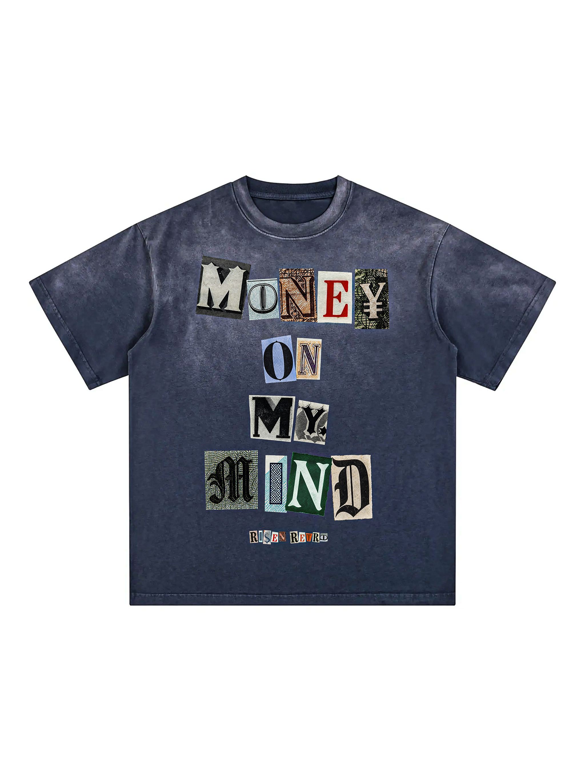 Money on My Mind X RisenRetro Sunfade Edge Gradient T-Shirt