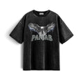 T-shirt surdimensionné délavé à la neige Panjab Thunder Eagle
