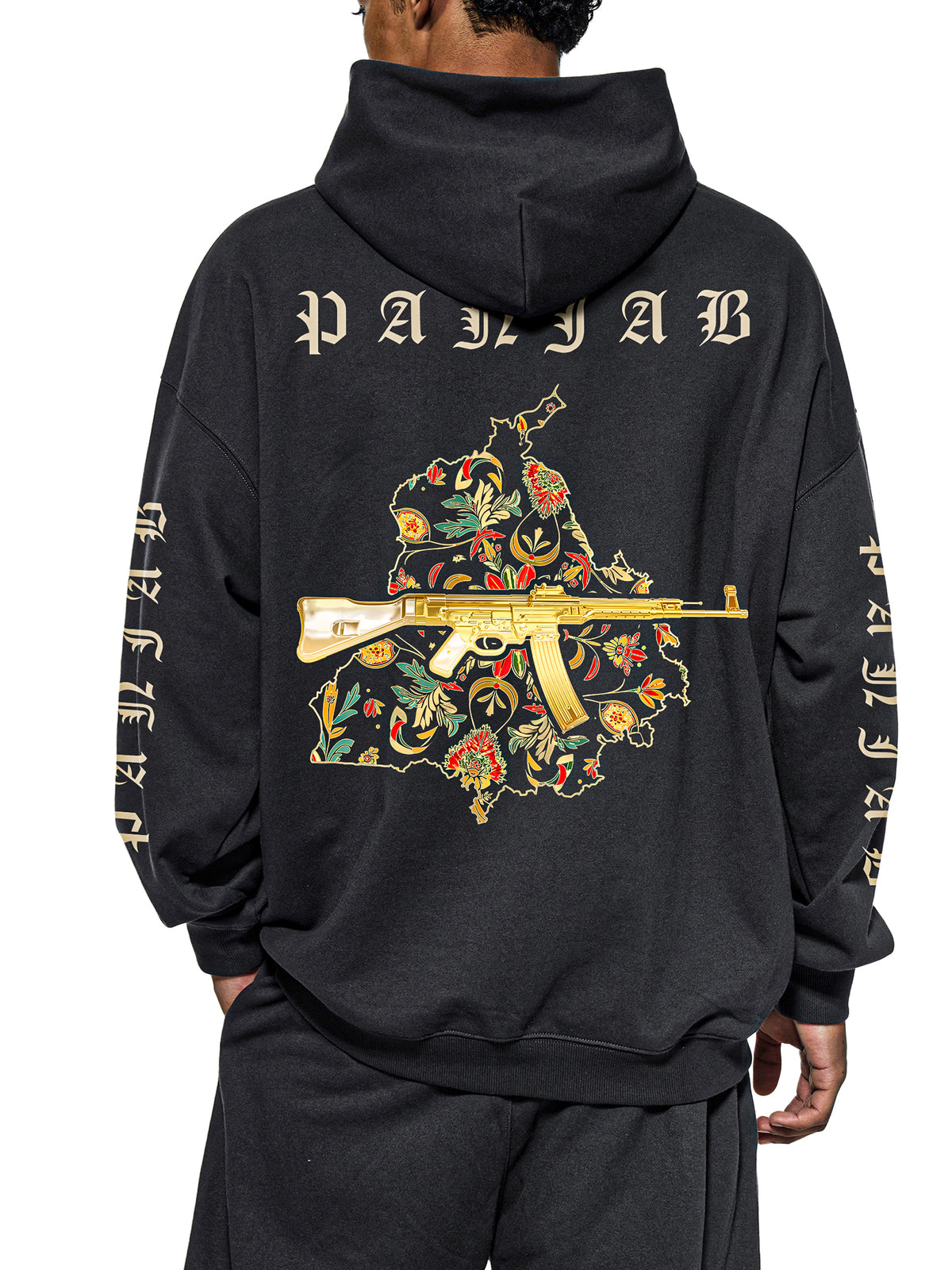 Vintage Panjab | Essential Heavyweight Hoodie | RisenRetro