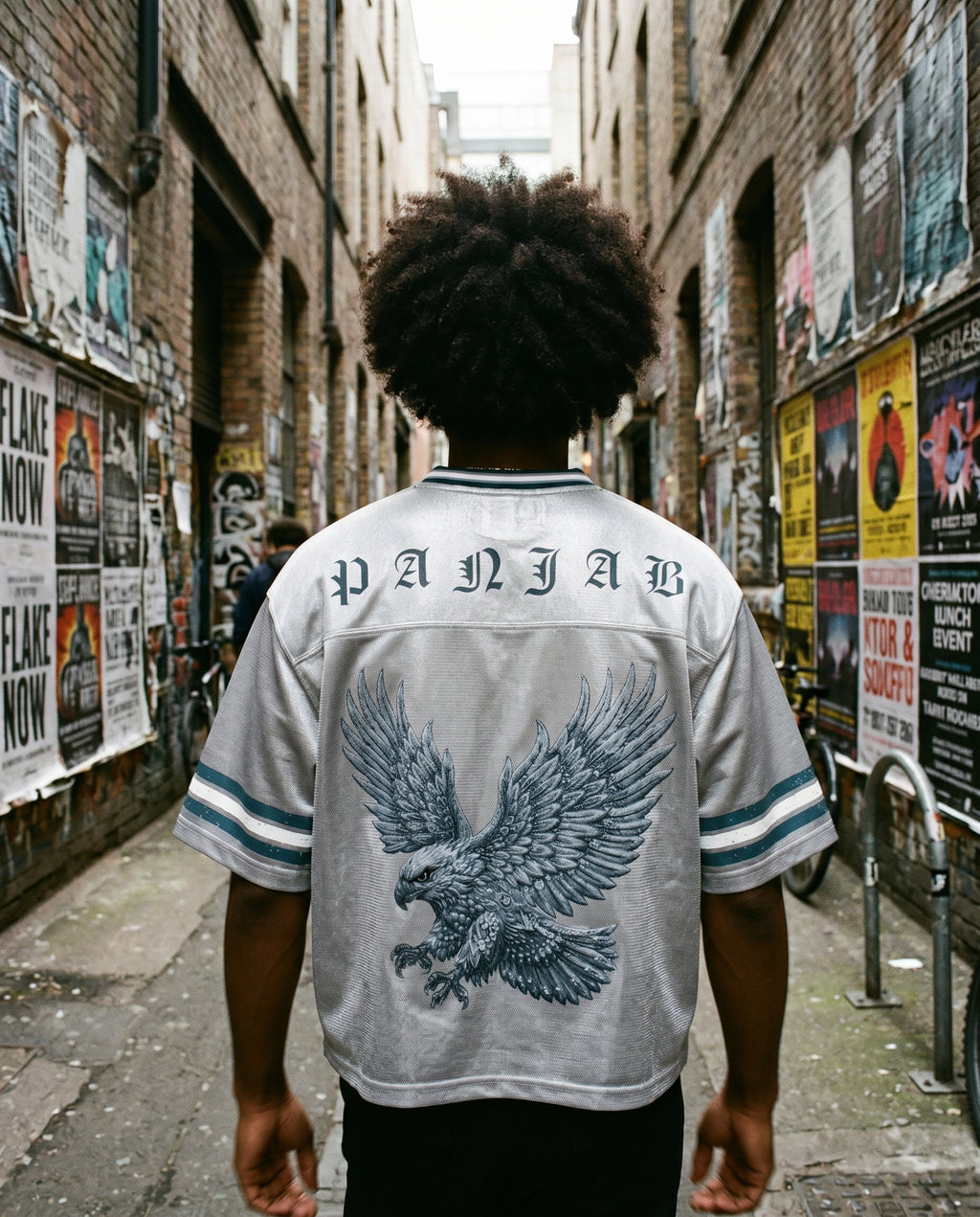 EAGLE2 X RisenRetro Unisex Boxy Striped Soccer Jersey