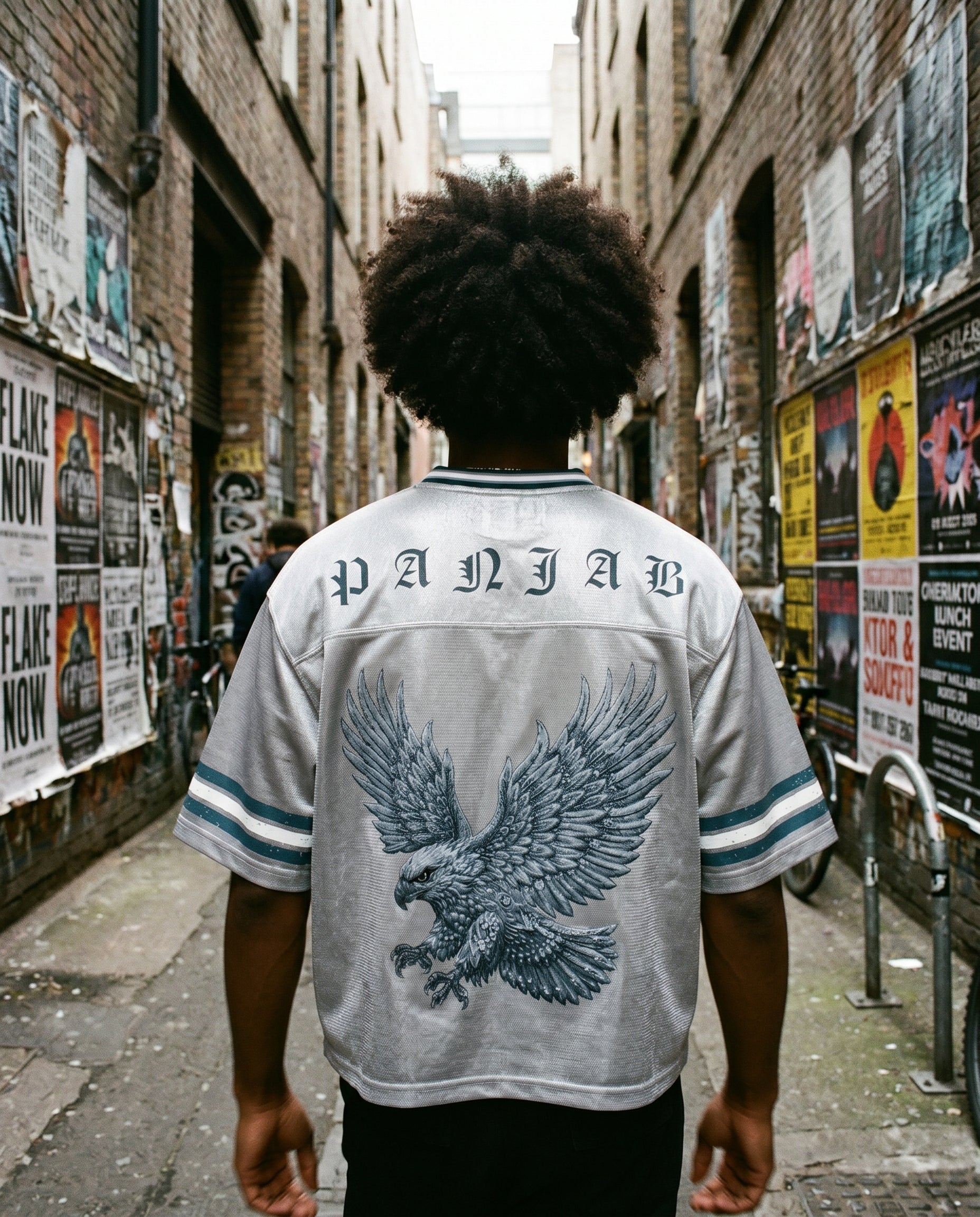 EAGLE2 X RisenRetro Unisex Boxy Striped Soccer Jersey