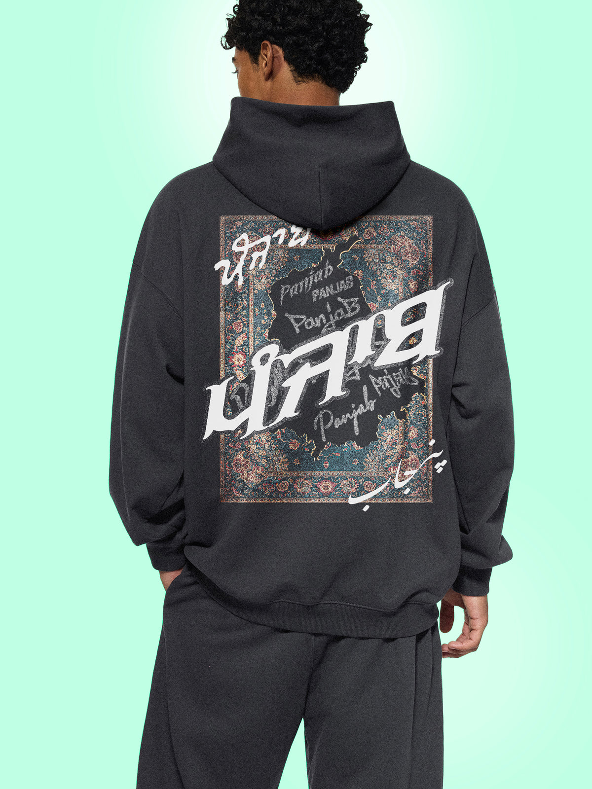 Panjab Tapestry | RisenRetro Essential Heavyweight Hoodie