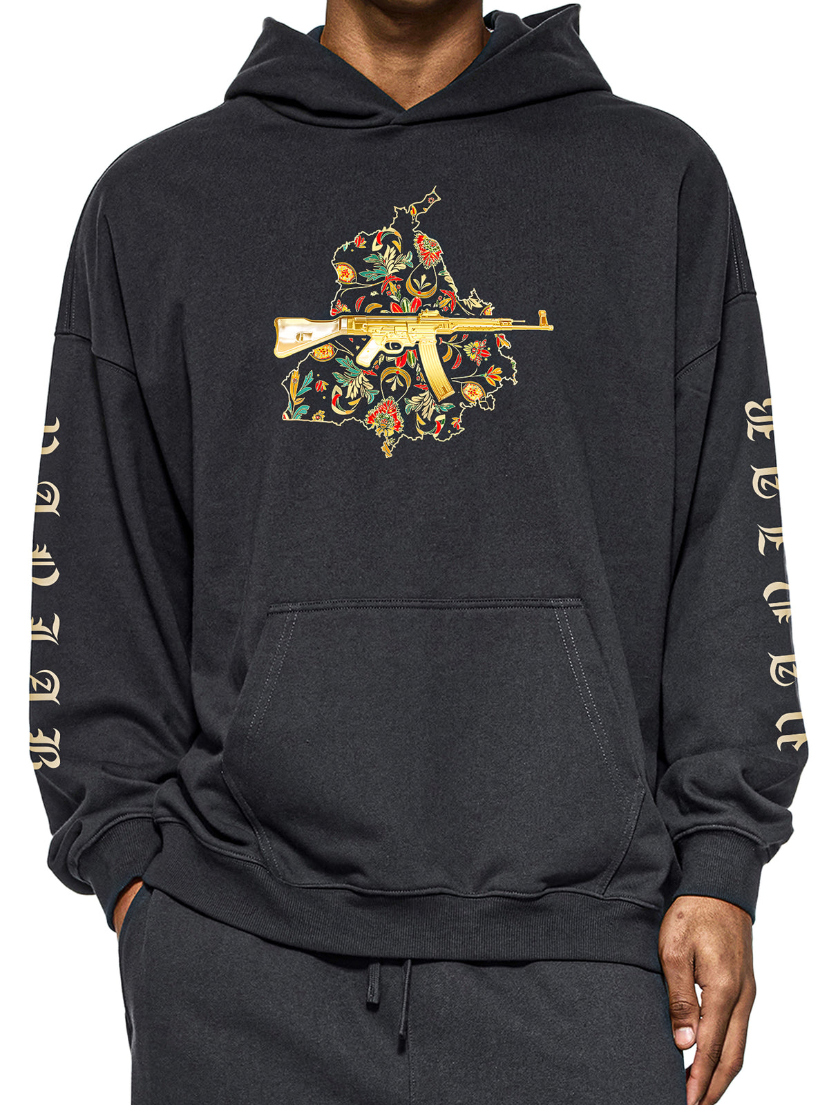 Vintage Panjab | Essential Heavyweight Hoodie | RisenRetro