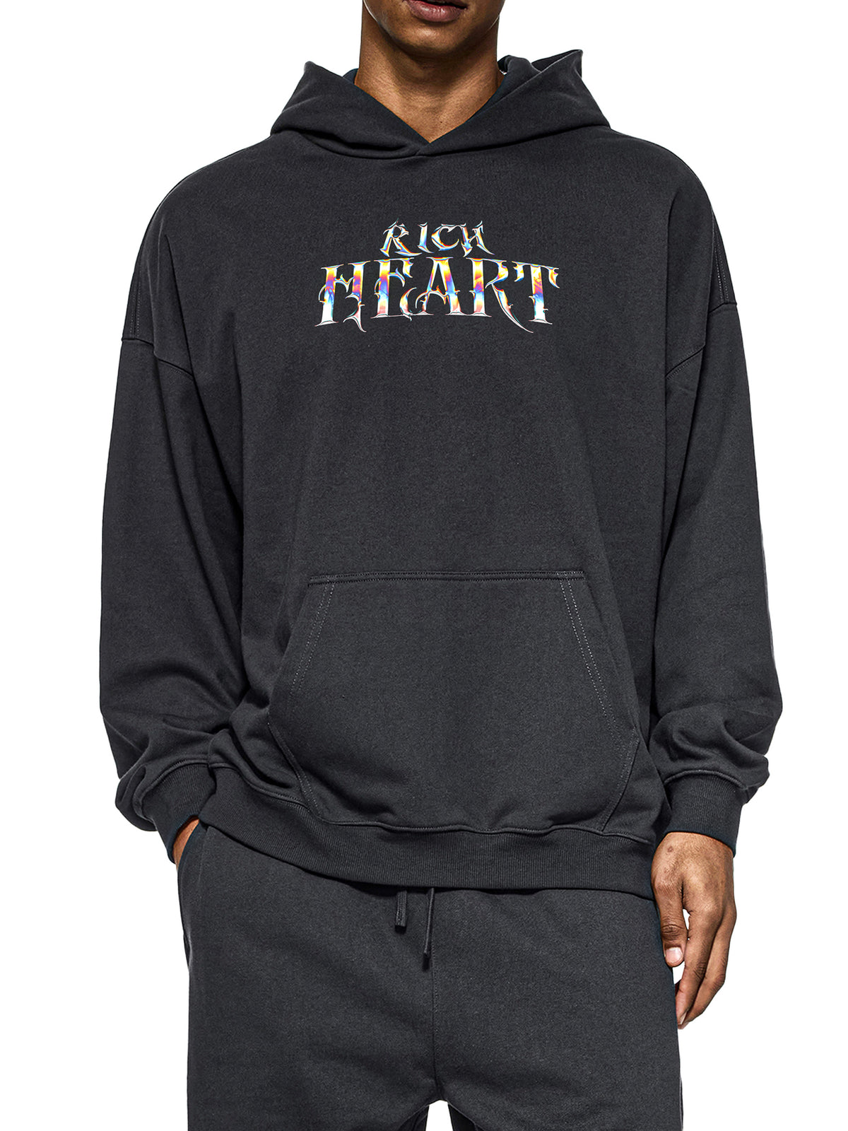 Rich Heart | Essential Heavyweight Hoodie | RisenRetro