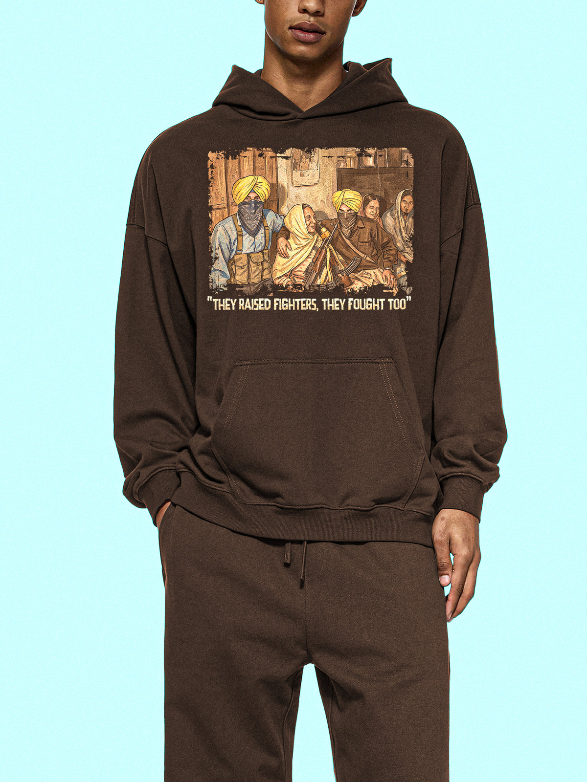 Mothers of Courage Essential Heavyweight Hoodie | Risen Retro