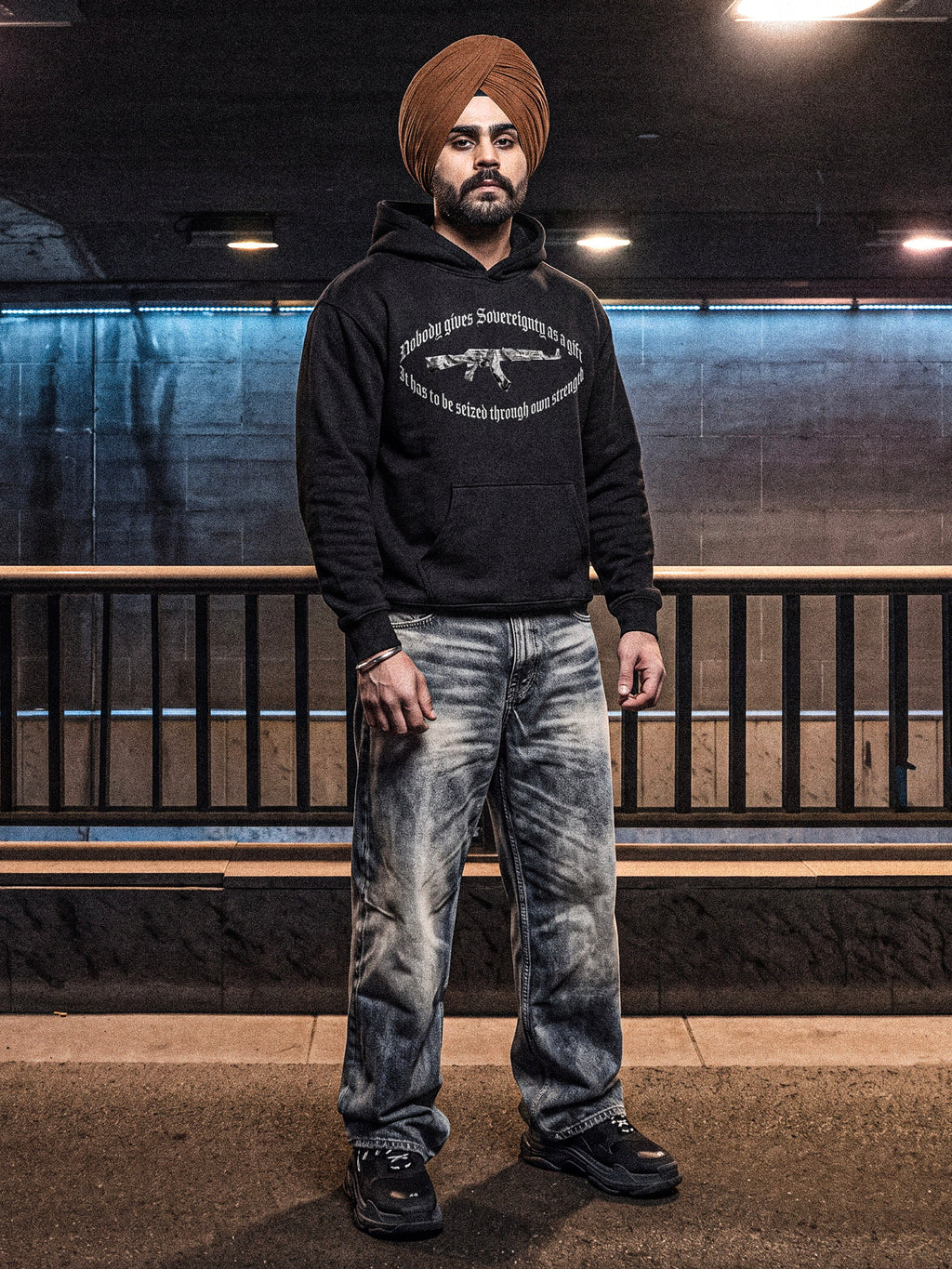 Sovereignty X RisenRetro Oversize Fleeced Hoodie