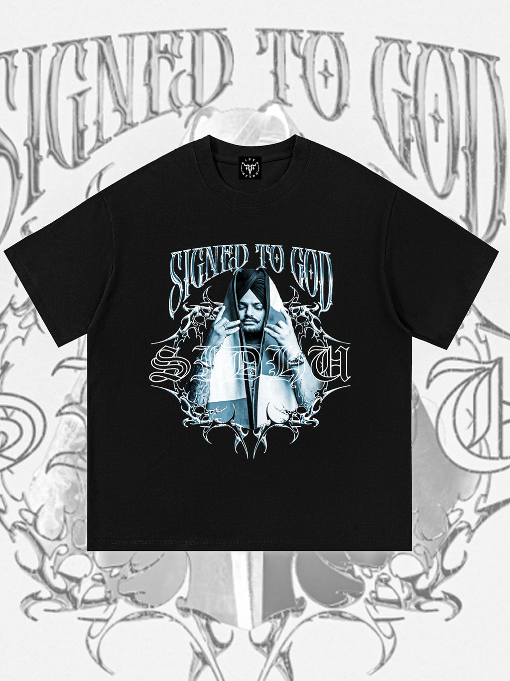Signed To God | Sidhu Moose Wala | Essential Cotton T-Shirt | RisenRetro