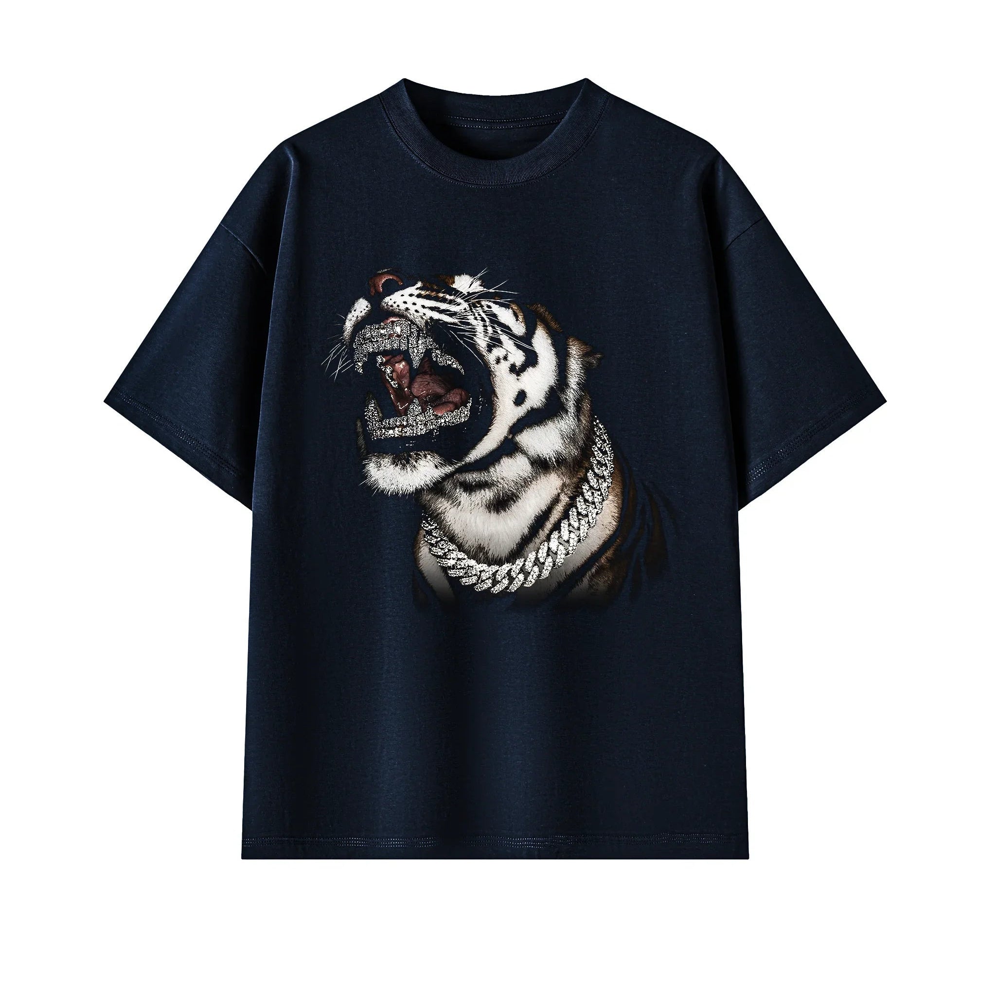 Tiger Roar Heavy X Risen Retro Unisex Essential Cotton T-Shirt